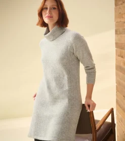 Discount Hatley Swing Sweater Dress - Grey Heather