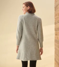Discount Hatley Swing Sweater Dress - Grey Heather