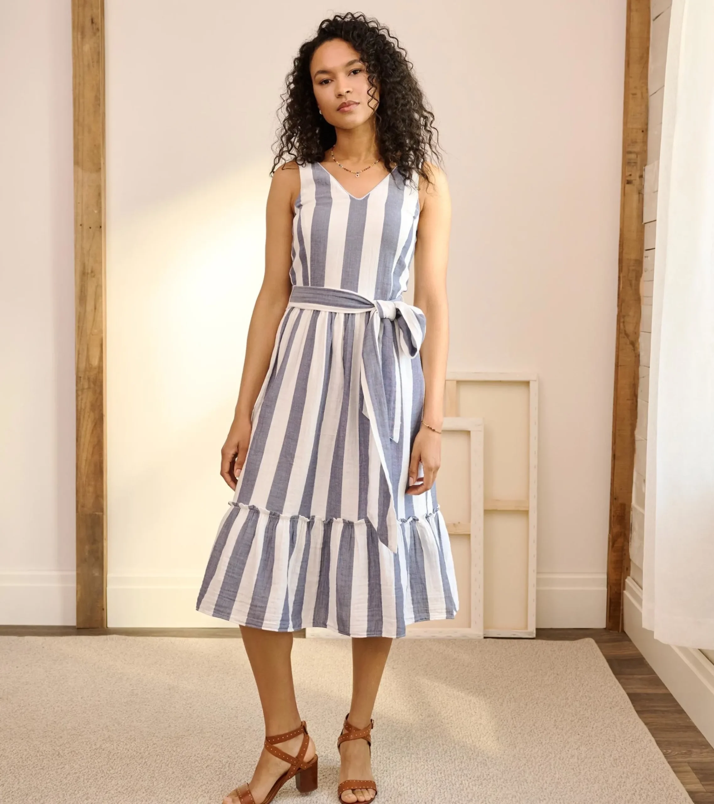New Hatley Sydney Midi Dress - Summer Stripes