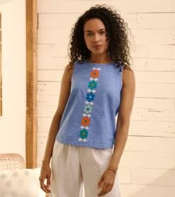 Online Hatley Tessa Tank Top - Chambray