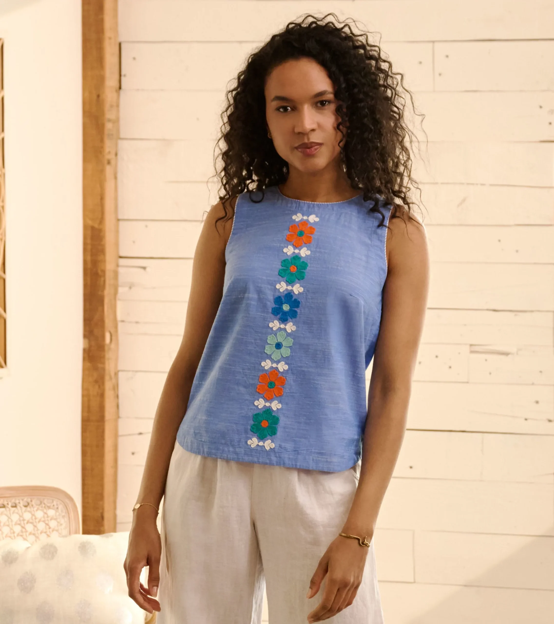 Online Hatley Tessa Tank Top - Chambray