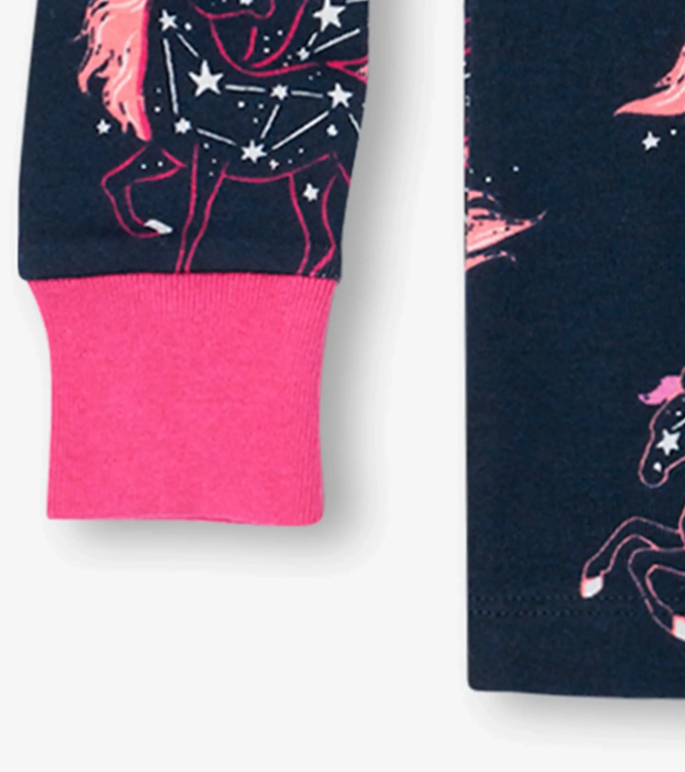 Hatley Unicorn Constellations Organic Cotton Raglan Kids Pajama Set