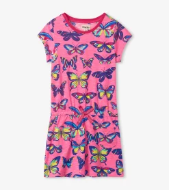 Hatley Vibrant Butterflies Drop Waist Dress