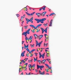 Hatley Vibrant Butterflies Drop Waist Dress