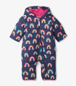 Best Hatley Vibrant Rainbows Baby Snowsuit