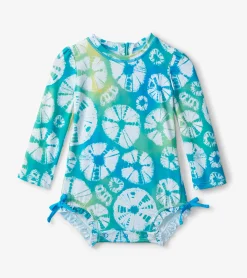 Hot Hatley Watermelon Tie Dye Baby Rashguard Swimsuit