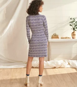 New Hatley Wrap Dress - Geometric Cobblestone