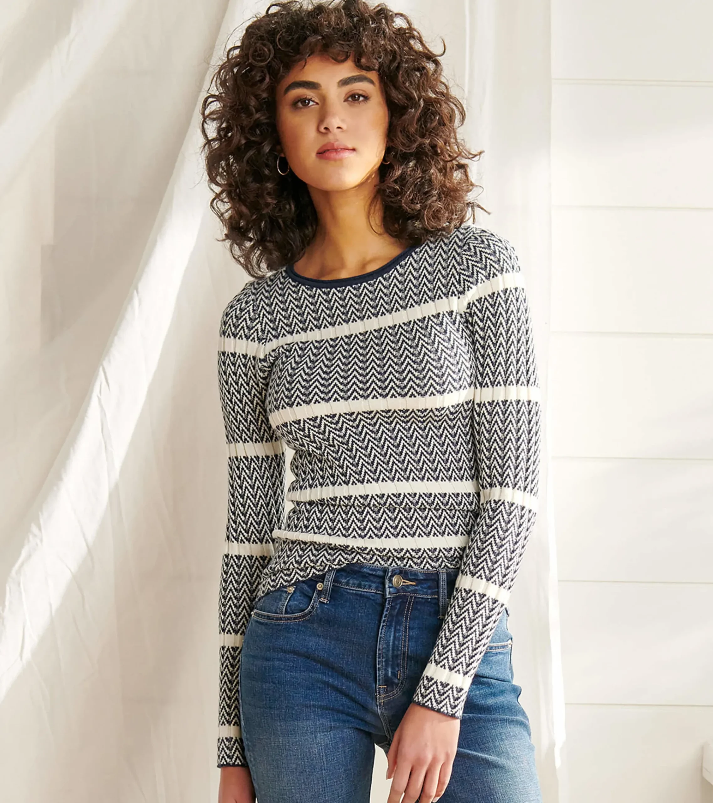 Best Hatley Zig Zag Sweater - Maritime