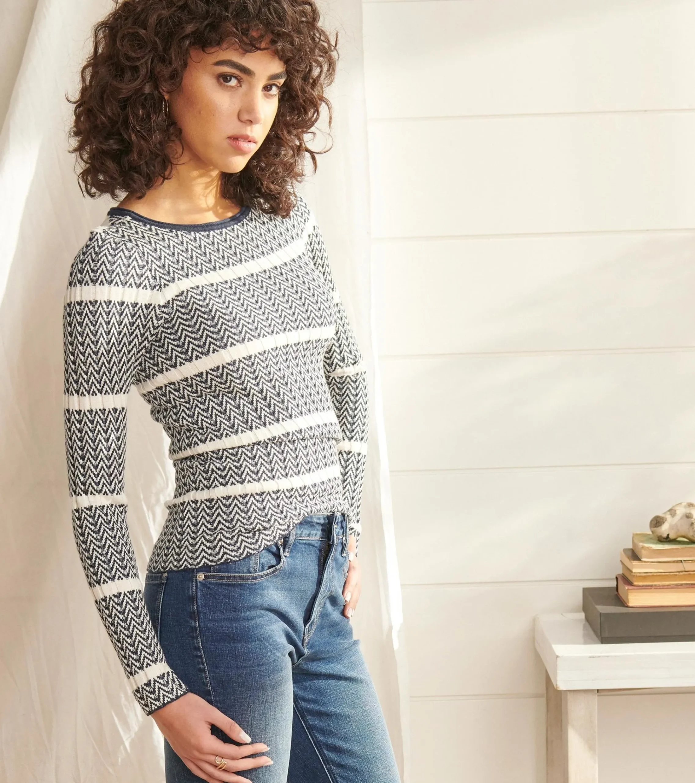 Best Hatley Zig Zag Sweater - Maritime